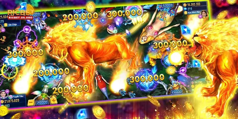 Bắn Cá Long Vương RICBET - Chơi Thả Ga, Kiếm Tiền Cực Đã 2 Game săn cá Long vương tại RICBET có tỷ lệ thưởng hấp dẫn.