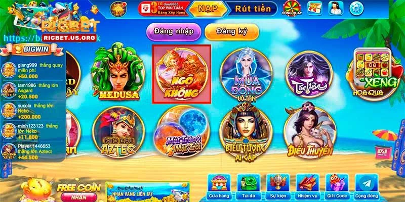 Nổ Hũ Wukong RICBET: Săn Hũ Trúng Vàng, Rút Lời Hấp Dẫn 1 Slot Wukong là tựa game ăn khách hàng đầu tại nhà cái RIC BET.